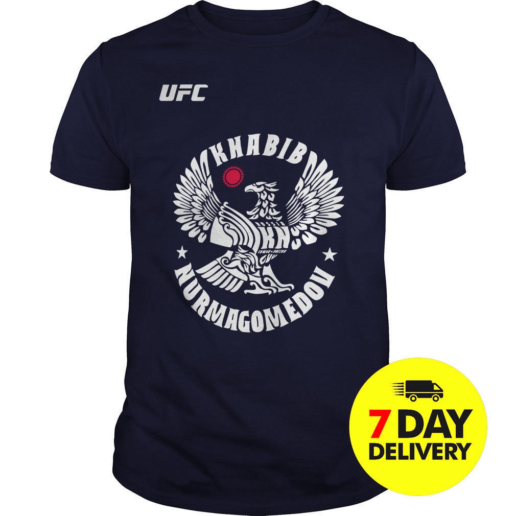 Brand 2021 Khabib Nurmagomedov Ufc 229 Shirt Navy Cotton Men's T-Shirt