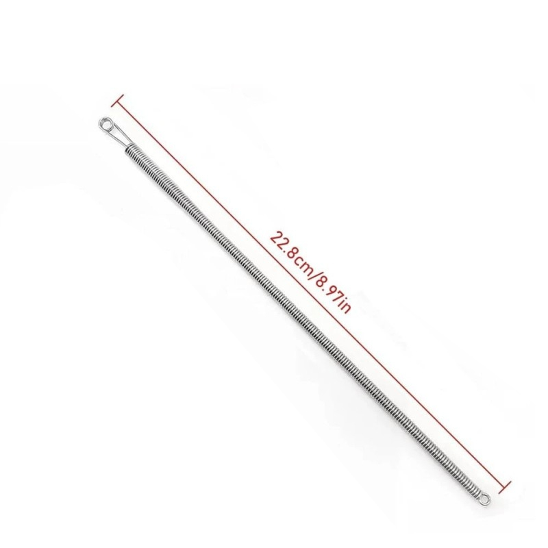 【SKIT SG】Bendable Spring Drawstring Needle Threader Stainless Steel Rope Elastic Band Threading Tool Multipurpose Flexible Sewing Thread Guide for Hoodie Pants Waistband Cord DIY Sewing Helper