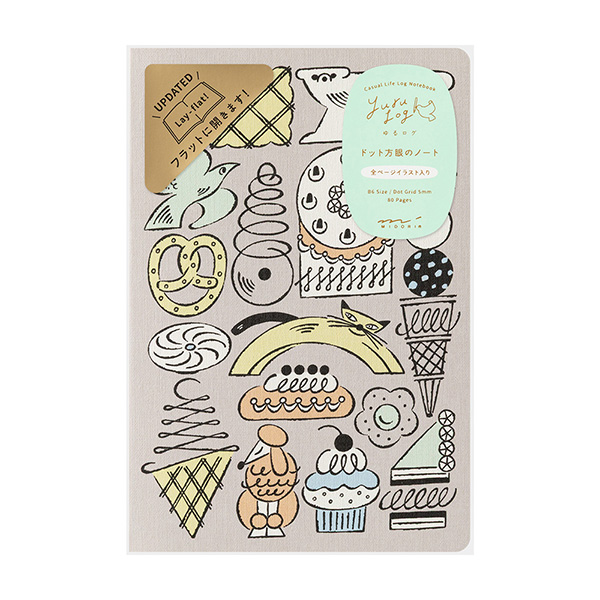 Midori Yuru Log B6 Dot Grid Notebook Series