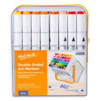 Mont Marte Double Ended Art Markers in Case 36/48pc