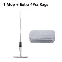 Deerma 360° Swivel Floor Mop with 350ml Water Tank and 4 Reusable Microfiber Pads | High-Quality Cleaning Tool