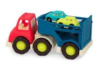 [B.Toys] Happy Cruisers - Car Carrier Toy Truck with 2 Toy Cars Set 1years+
