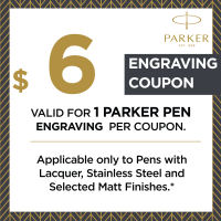Engraving Service Per Parker Pen English