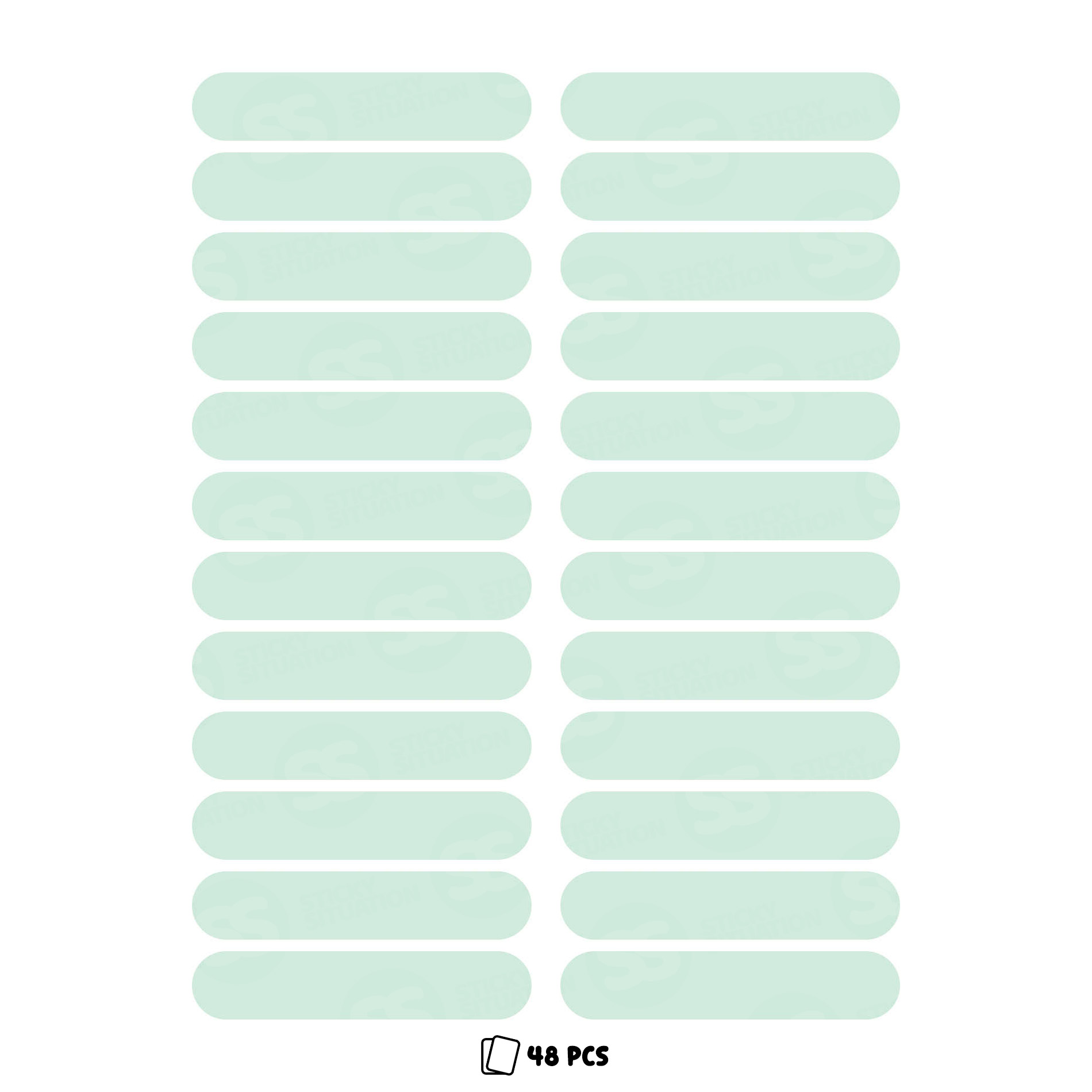 Monotone Mini Personalized Name Stickers – Waterproof Custom Labels for Kids