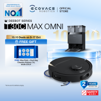[BEST VALUE] ECOVACS DEEBOT T30C Max/Prime Omni Robot Vacuum| 25000 Pa Suction Power | ZeroTangle™ 3.0 | OZMO™Turbo 2.0 Mop | Auto Empty & Hot Air Dry