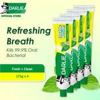 [VALUE BUNDLE of 4/2] DARLIE Double Action Fresh + Clean (Strong Mint) Freshness Toothpaste 4x175g/2x175g