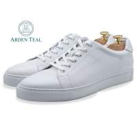 ARDEN TEAL Loreto All White Sneakers