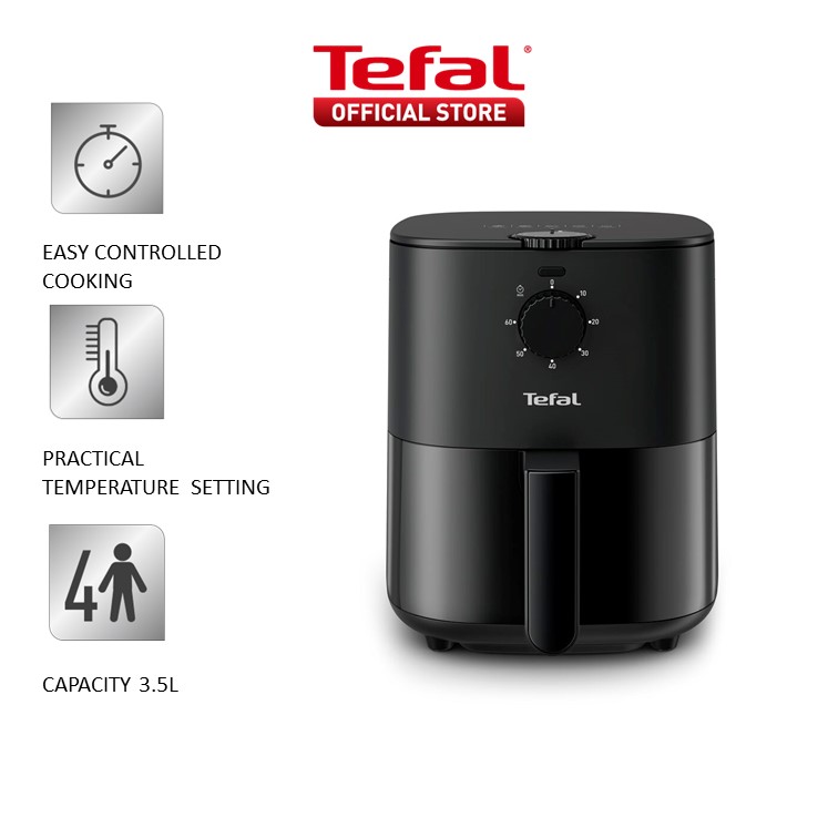 Tefal Easy Fry Compact Healthy Bake, Fry, & 4-in-1 EY1308 efficient Grill, Singapore Fryer energy technology, Air Lazada | - Roast, Hot 3.5L Fast Air