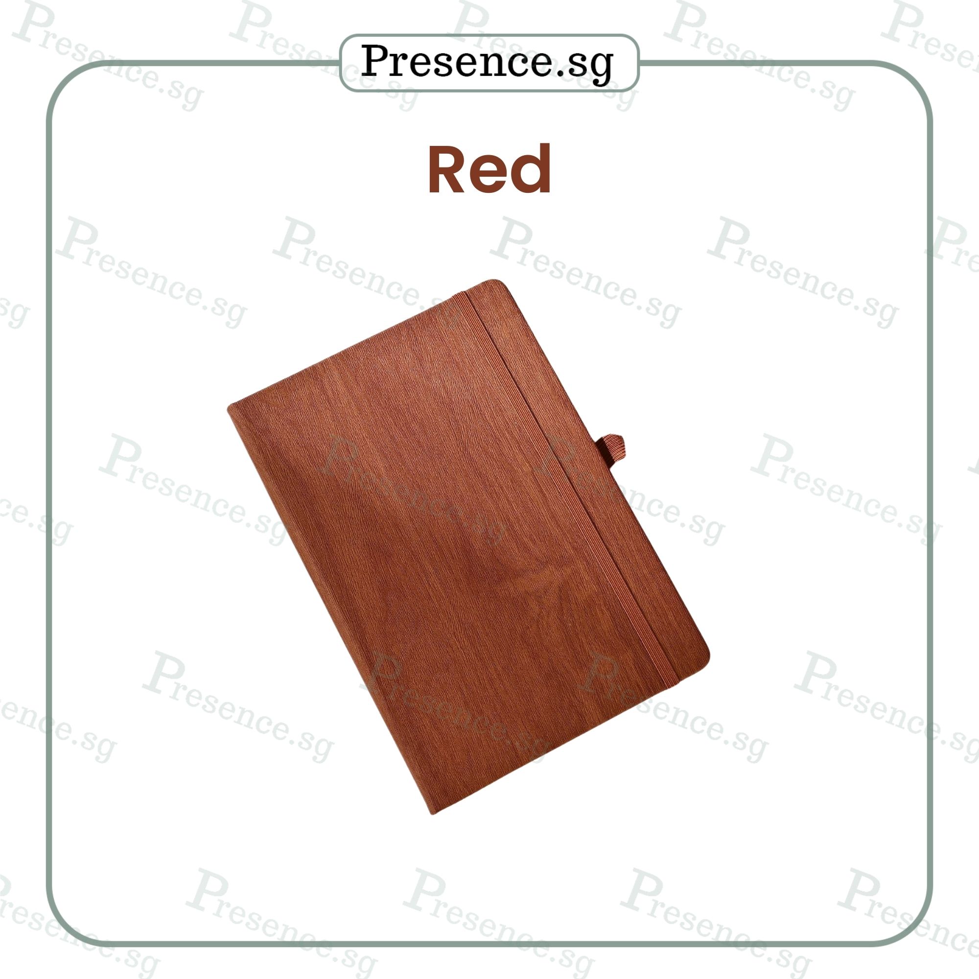 Personalized Wooden Pattern A5 Notebook | Custom Lined Notebook