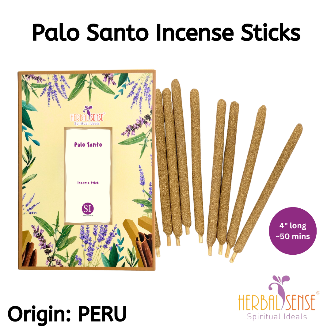 SI Palo Santo Incense Stick 4inch 100% Pure Ingredients Purify Negative Energy Origin Peru