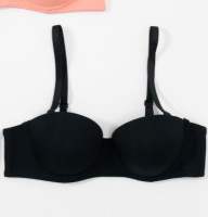 Young Hearts Young Curves Simply Rib Comfort 1/2 Cup Underwired Multiway Bra (B Cup) C03-10422*Clearance