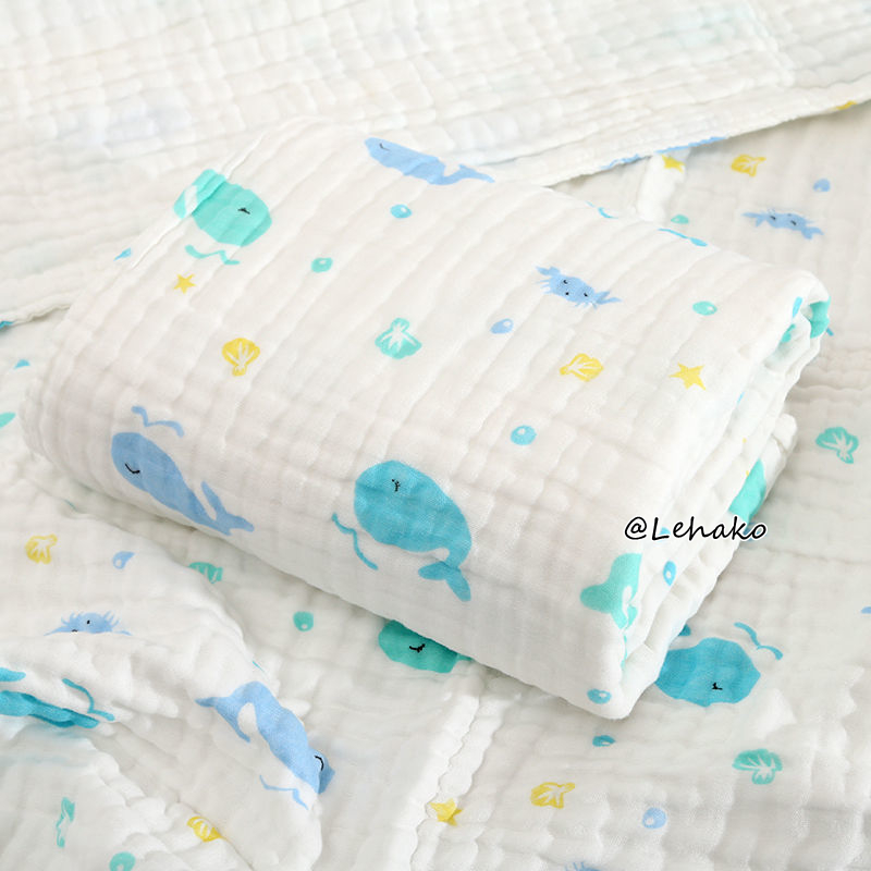 🇸🇬 Fast Shipping ★ 6-Layer Muslin Cotton Blanket Toddler Kids Preschool Childcare Aircon Blanket