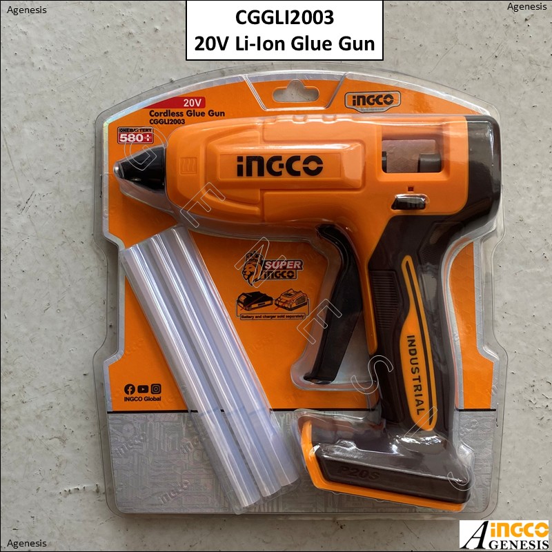 INGCO 20V Li-Ion Glue Gun CGGLI2001 CGGLI2003