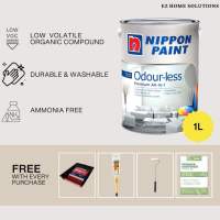 [ FREE PAINTING KIT ] Nippon Odourless All-in-One Premium Paint Solution - (1 Litre / 5 Litre)