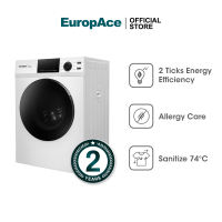 EuropAce 8KG Vented Dryer  | EDY5801BWH | 2 Ticks Energy Saving Allergen 55℃ & Sanitize 74℃  Cycle Reversible Door | 2 Years (Full) + 5 Years (Motor) On-Site Warranty