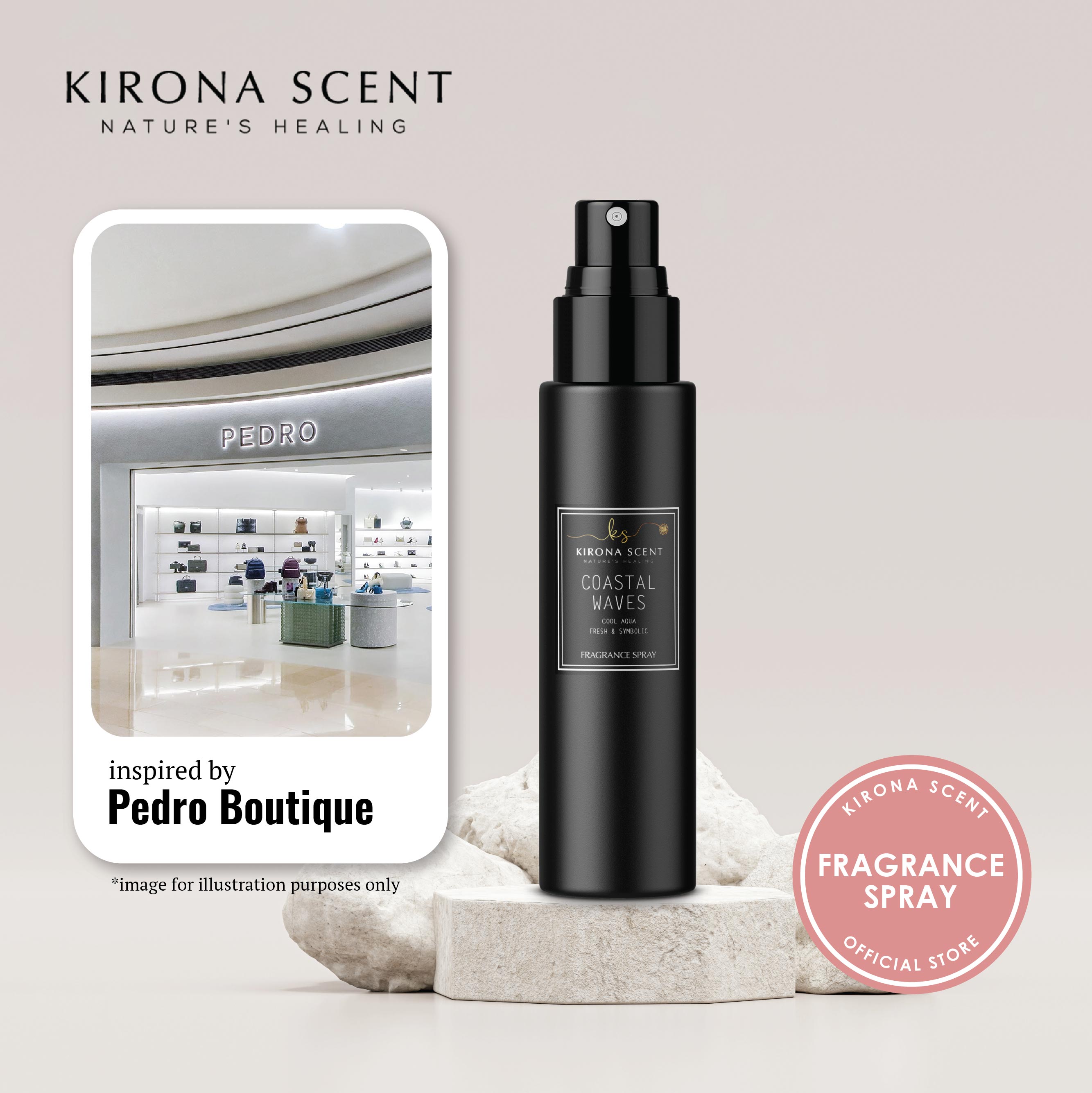 [KIRONA SCENT] Signature W Hotel Inspired Fragrance Spray 100ml | Pillow Mist Room Spray Air Freshener