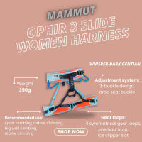 MAMMUT Ophir 3 Slide Women Harness (Whisper-Dark Gentian)