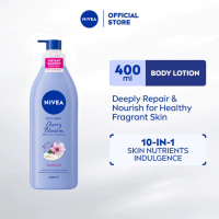 NIVEA Body Lotion - Cherry Blossom & Jojoba Oil / Body Moisturizer / Hand Cream / Cherry Blossom Fragrance / 400ml