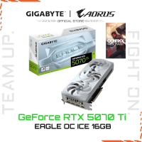GIGABYTE GeForce RTX­­™ 5070 Ti EAGLE OC ICE - 16G NVIDIA GAMING GRAPHICS CARD