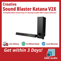 [🎶SG] CREATIVE - SOUND BLASTER KATANA V2X - Tri-Amplified Multi-Channel Super X-Fi Gaming Soundbar With Compact Subwoofer