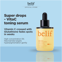 belif Super drops - VitaC toning serum 30ml - brightening Vitamin C Glutathione Niacinamide
