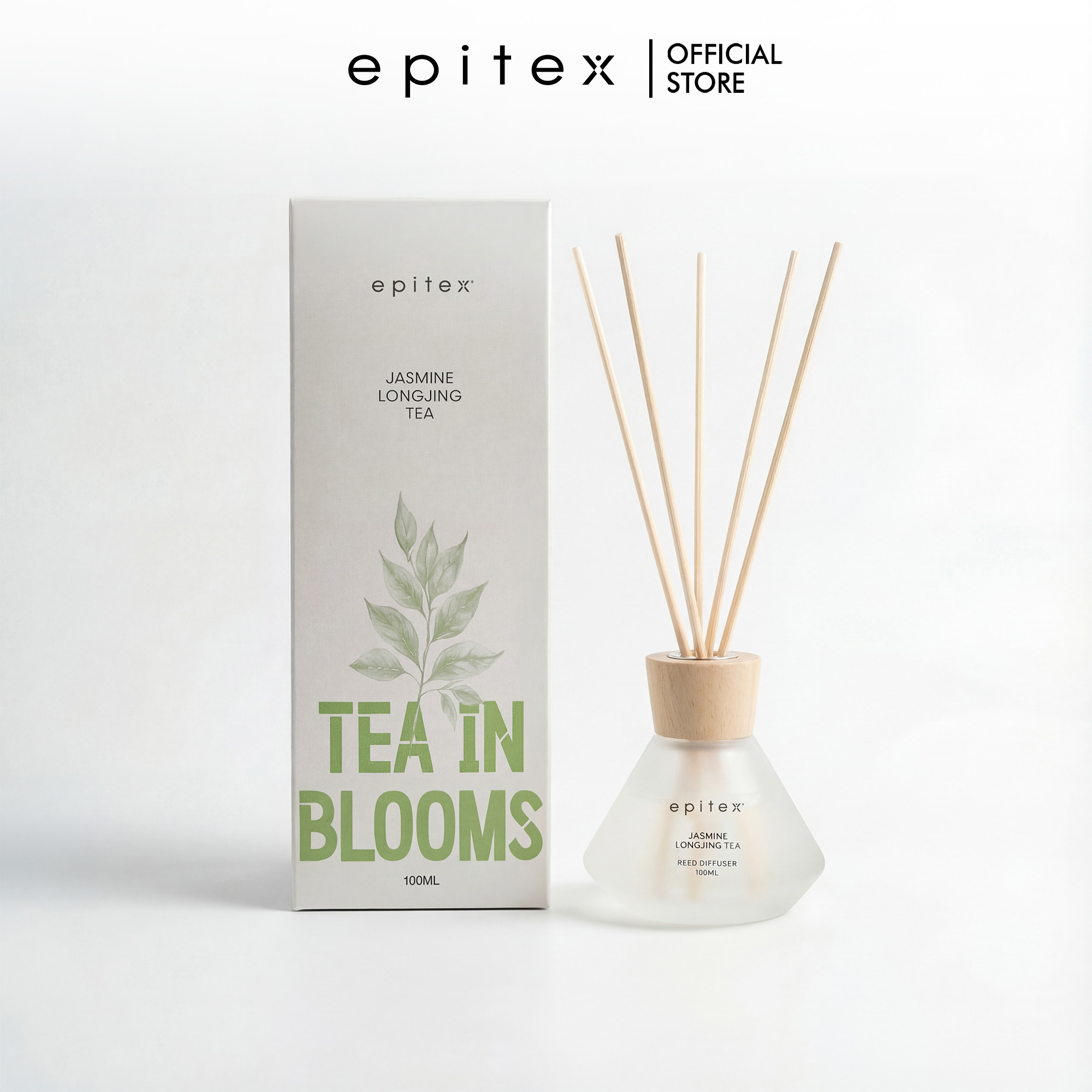 Epitex Tea in Blooms Reed Diffuser 100ml - Tea-inspired Fragrance