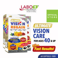 [3 Boxes] LABO Nutrition Ultimate VisionREGAIN 30mg Lutein 15mg Zeaxanthin 20mg Saffron Blueberry Extract | Clear Vision & Age-Related Eye Health Mini Softgels 180s | Beyond AREDS 2 Smart Liposomal Delivery