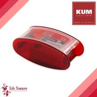KUM Polystyrene Automatic Long Point Pencil Container Two Hole Sharpener AS2 - Red - Made in Germany