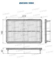 DENSO COOL GEAR Mazda Air Filter for 2 3 5 6 Biante CX-5