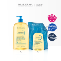 Bioderma Atoderm Huile de douche Anti-irritation Shower Oil Eco-Refill Set (Eczema-prone Skin) 1L+1L