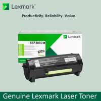 Lexmark 56F3000 Black Return Program Toner Cartridge For Printer MS321dn MS421dn MS421dw MS521dn MS621dn MS622de MX321adn MX321adw MX421ade MX521ade MX521de MX522adhe MX622ade MX622adhe