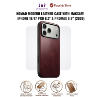 Nomad Modern Leather Case with MagSafe for iPhone 18/17 Pro 6.3″ & iPhone 18/17 PROMAX (2026)