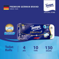 [Bundle Of 3/6] Tempo 4ply Tissue Rolls Neutral Non-Scented (10 Rolls)