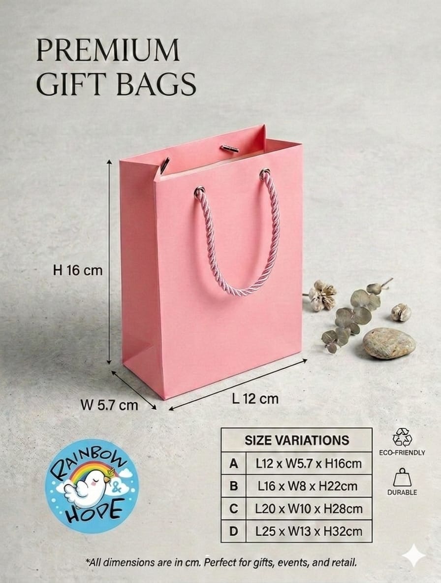 【Ready Stock】Premium Quality Paper Bag Gift Bag Birthday Party Goodie Bag Paper Bags for Gift