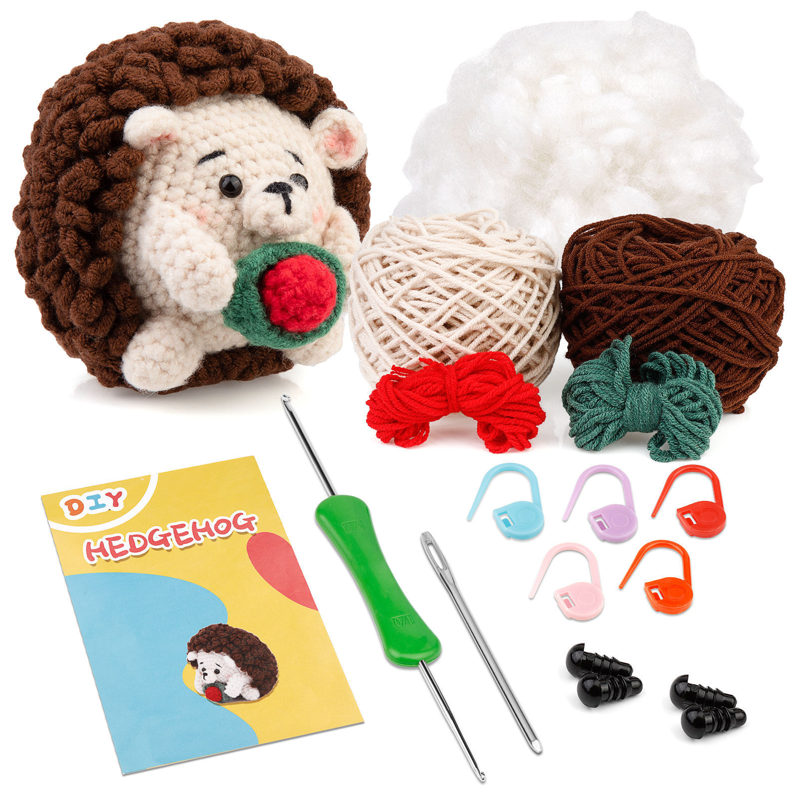 Crochet Starter Kit Crochet Set Crochet Flower Crochet Kit Cute Crochet Knitting Kit Crochet Potted Kit For DIY Crafts