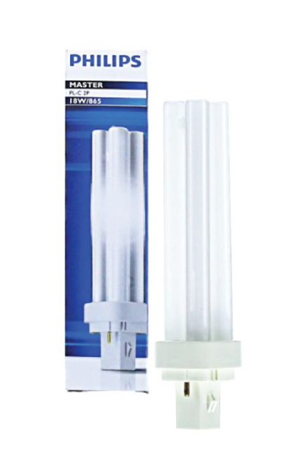 Philips Master PL-C / PLC 2 Pin 2P 18W Light Tube 827 840 865 GSE