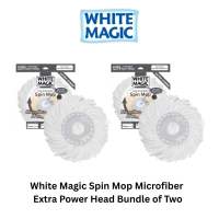 White Magic Spin Mop Microfiber Extra Power Mop Head [ Made in Taiwan ]