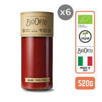 6x BioOrto Italian Organic Tomato Passata Puree