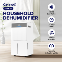 Cornell 12L 30L Dehumidifier High Coverage Area with Real Time Display