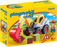 Playmobil 1.2.3 Dump Truck 70126 /Shovel Excavator 70125