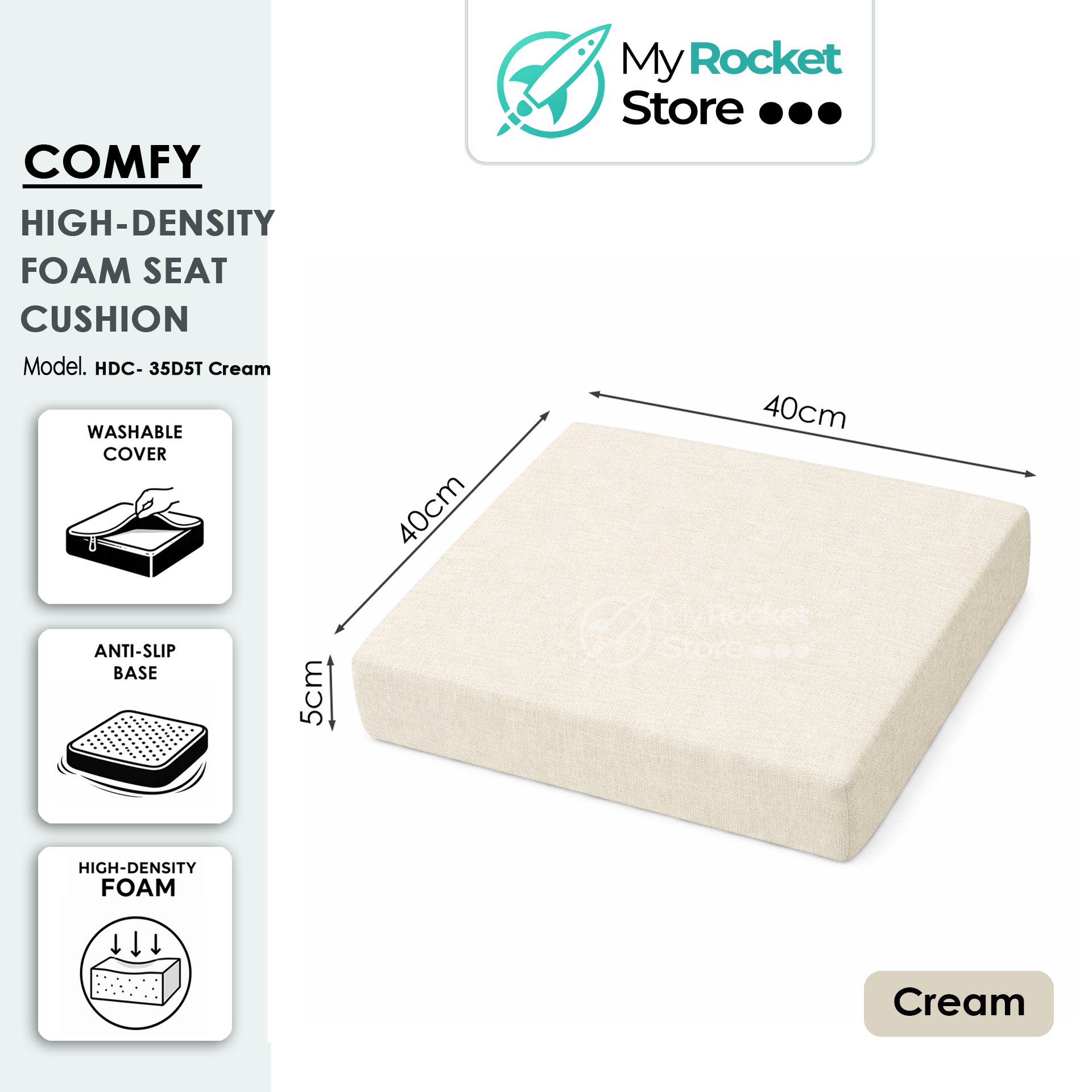 35D High Density Sponge Cushion Tatami Sofa Thick Cushion/ Chair/Booster Seat / Sofa cushion