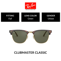 Ray-Ban CLUBMASTER  RB3016F 990/58  Unisex Full Fitting  POLARIZED Sunglasses  Size 55mm