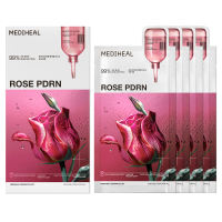 MEDIHEAL Rose PDRN Essential Mask Sheet Box 24ml Healthy Glow & Pore Tightening [ Box -  4S | 10S ]
