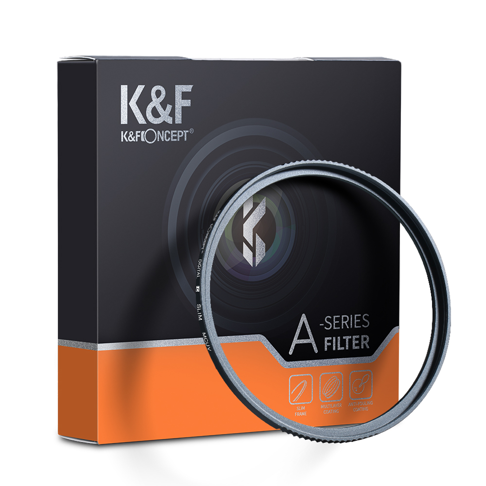 K&F CONCEPT 49-86mm Slim Multi Coated MC UV HD Lens Filter Protector 49mm