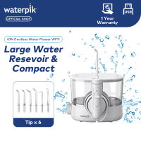 Waterpik WF-11 ION Cordless Water Flosser USB Rechargeable 650ml Reservior 10 Modes & 6 Tips