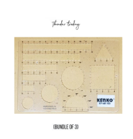 Math Transparent Model Ruler ( Bundle of 3 )