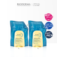 Bioderma Atoderm Huile de douche Anti-irritation Shower Oil Eco-Refill Pack (Eczema-prone Skin) 1L x 2