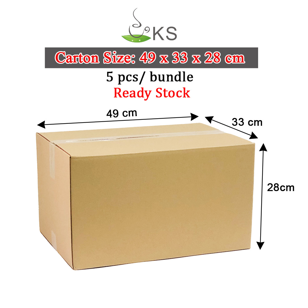 SG Seller 5 Pcs/Bundle Single Wall Corrugated Carton Box/ Packing Box Moving Box Carton Box Cardboard Box