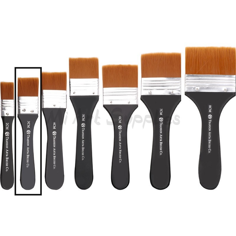 【Mi Art Supplies】Artist Nylon Flat Paint Brush