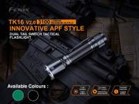 Fenix TK16 V2 [3100 Lumens] Tactical Flashlight With Strobe Ready